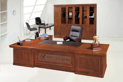廠家直銷上海域暉家具 訂做優(yōu)質(zhì)實(shí)木大班臺與時(shí)尚老板桌